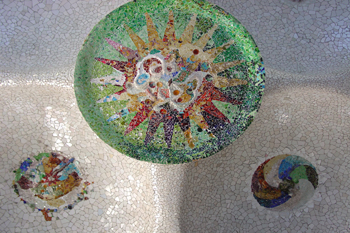 Rosetones, Parque Güell, Barcelona
