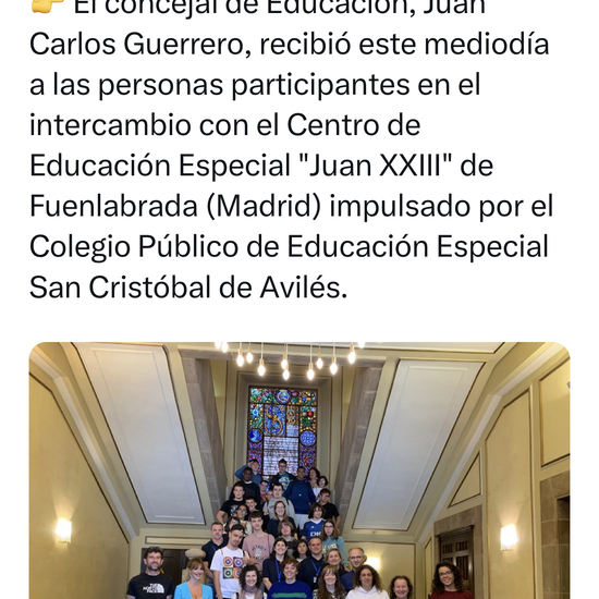CENTROS DE EDUCACIÓN DE FUENLABRADA Y AVILÉS. 