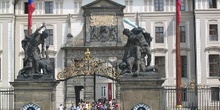 Puerta de Matías en el Castillo de Praga