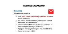 Servicios Educamadrid