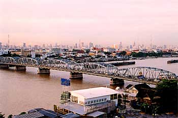 Vista general de Bangkok, Tailandia