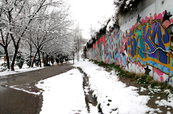 Grafitti nevado, Comunidad de Madrid