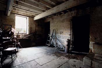 Interior de local abandonado