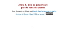 Anexo 8. Guía de pensamiento: toma de apuntes