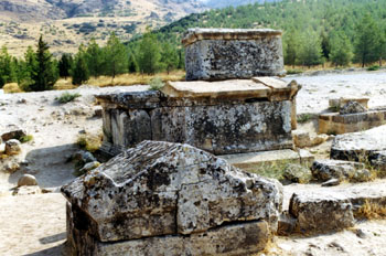 Necrópolis de Hierápolis, Pamukkale, Turquía