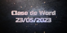 clase word 23 mayo 2023