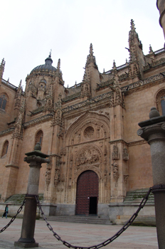 Fachada de la Catedral Nueva de Salamanca, Castilla yLeón