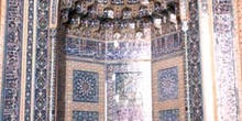 Mihrab de la Mezquita del Viernes, Yazd (Irán)