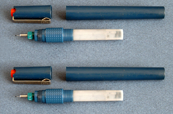 Conjunto de estilógrafos