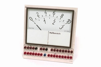 Polímetro analógico para fijación en cuadro de control