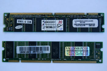 Módulo de memoria tipo DIMM 168 contactos