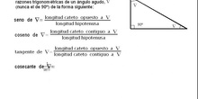 Trigonometría: 14.Definición razones trigonométricas - 1