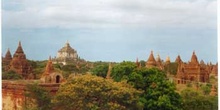 Panorámica de Bagan, Myanmar