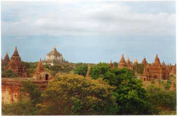 Panorámica de Bagan, Myanmar