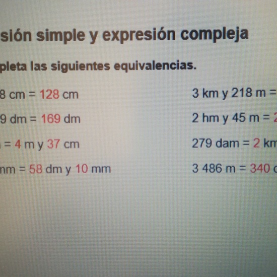SOLUCIONES EJERCICIOS DE LONGITUD 24 DE MARZO