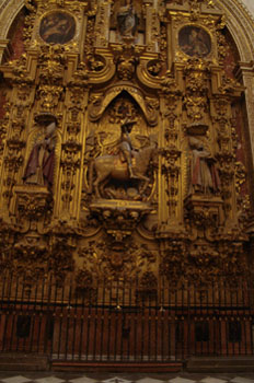 Retablo en la Catedral de Granada, Andalucía