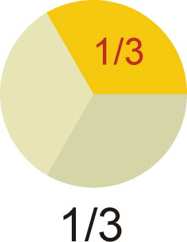 Fracción un tercio