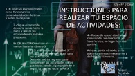 Instrucciones para realizar tu espacio de actividades