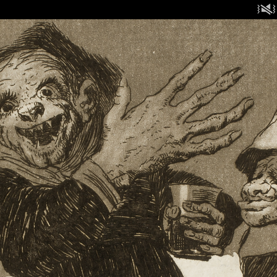 Los Caprichos en detalles apaisados 28