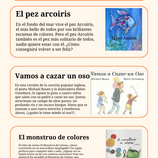 Libros 3 años