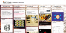 IMAGE OF PADLET IN-60 2017- BASIC ELEMENTS OF VISUAL LANGUAGE