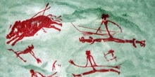 Pintura rupestre (Cueva Remigia, Castellón)