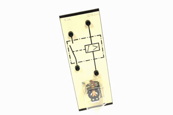 Panel con relé de 1 contacto