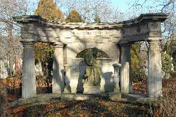 Panteón en el Cementerio de Kerepesi, Budapest, Hungría