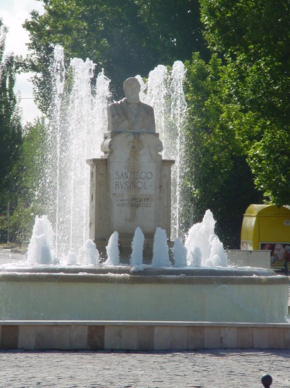 Monumento a Santiago Rusiñol en Aranjuez