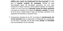 Reflexión de la práctica docente