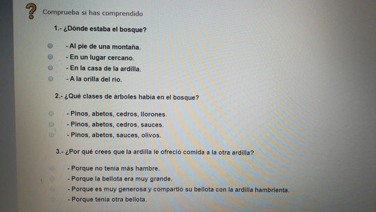 PREGUNTAS COMPRENSIÓN LECTORA 1 DE ABRIL