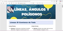 Líneas, ángulos y polígonos