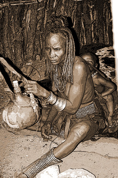 Mujer Himba, Namibia