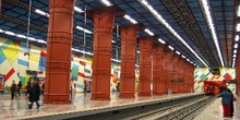Estación de metro Olaias, Lisboa, Portugal