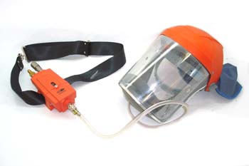 Equipo autónomo de respiración para pintor