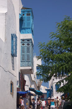 Calle, Sidi Bou Said, Túnez