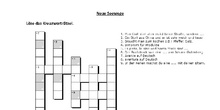 Neue Seewege (Kreuzworträtsel) - 3º ESO 