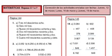 Matemáticas Repaso Corrección 1