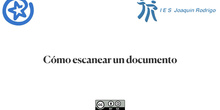 Cómo escanear un documento