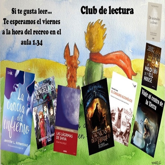 Cartel club de lectura 2018-19