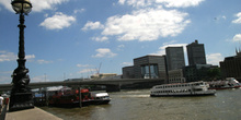 Vista del río Támesis, Londres, Reino Unido