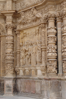 Detalle puerta de la Catedral de Astorga, León, Castilla y León