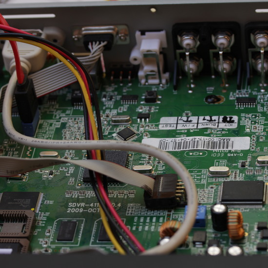 DVR sin cubierta, para instalar el disco duro