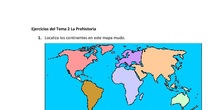 Ejercicios del Tema 2 La Prehistoria