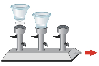 Rampa de filtración a vacío
