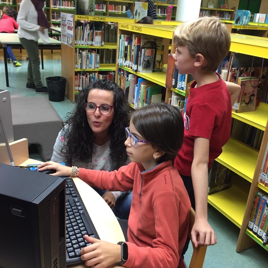 5ºA Visita la Biblioteca Municipal_CEIP FDLR_Las Rozas_2019-2020 1