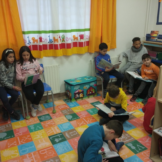 Visitamos la nueva biblioteca del colegio 1