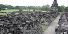 Ruinas del templo Perwara, Prambanan, Jogyakarta, Indonesia