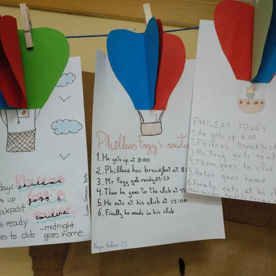 Trabajos de inglés en el 2º trimestre 2