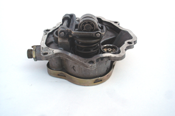 Bomba de vacío. Vista patín de empuje.